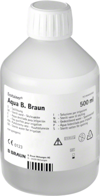 AQUA B.Braun Spüllösung Kunststoff Flasche