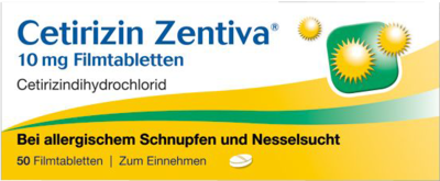 CETIRIZIN Zentiva 10 mg Filmtabletten