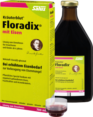 FLORADIX mit Eisen Lösung zum Einnehmen