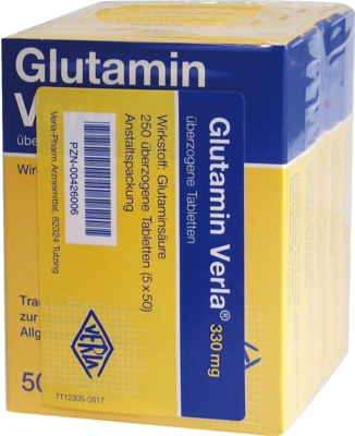 GLUTAMIN VERLA überzogene Tabletten