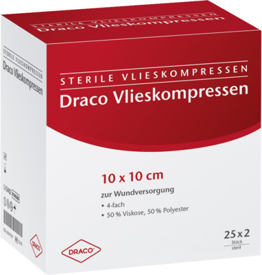 VLIESSTOFF-KOMPRESSEN steril 10x10 cm 4fach