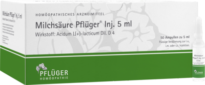 MILCHSÄURE Pflüger Injektionslösung 5 ml