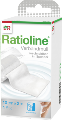 RATIOLINE acute Verbandmull 10 cmx2 m gerollt