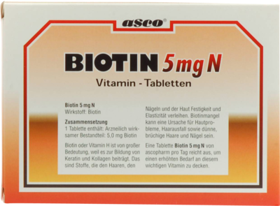 BIOTIN 5 mg N Tabletten