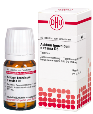 ACIDUM BENZOICUM E Resina D 6 Tabletten