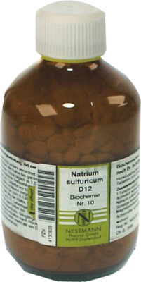 BIOCHEMIE 10 Natrium sulfuricum D 12 Tabletten