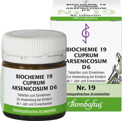 BIOCHEMIE 19 Cuprum arsenicosum D 6 Tabletten