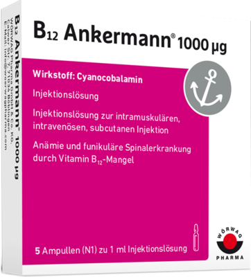 B12 ANKERMANN 1000 µg Injektionslösung Amp.