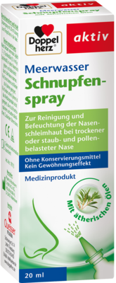 DOPPELHERZ Meerwasser Schnupfenspray