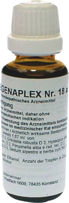 REGENAPLEX Nr.18 a Tropfen zum Einnehmen