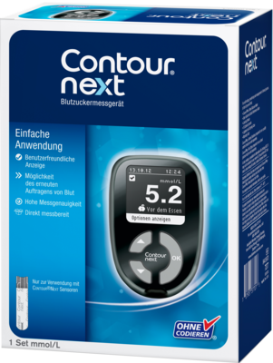 CONTOUR Next Set Blutzuckermessgerät mmol/l