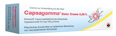 CAPSAGAMMA Dolor Creme 0,05%