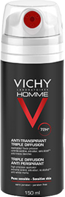 VICHY HOMME Deo Spray 72h