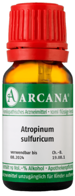 ATROPINUM SULFURICUM LM 2 Dilution