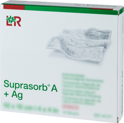 SUPRASORB A+Ag Antimik.Cal.Alginat Kompr.10x10 cm