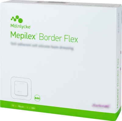 MEPILEX Border Flex Schaumverb.haft.15x15 cm