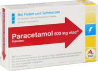 PARACETAMOL elac 500 mg Tabletten